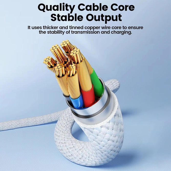 Toocki 100W USB-A to USB-C Fast Charging Data Cable for Xiaomi, Huawei, Realme