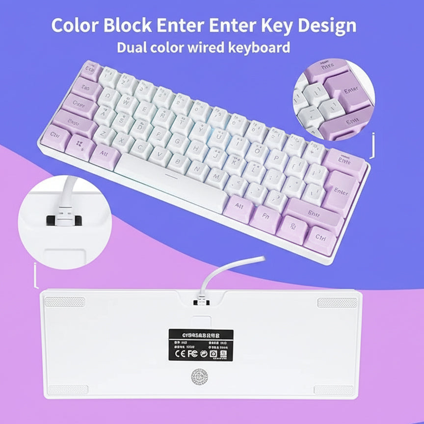 SAMA 60% RGB Compact Gaming Keyboard