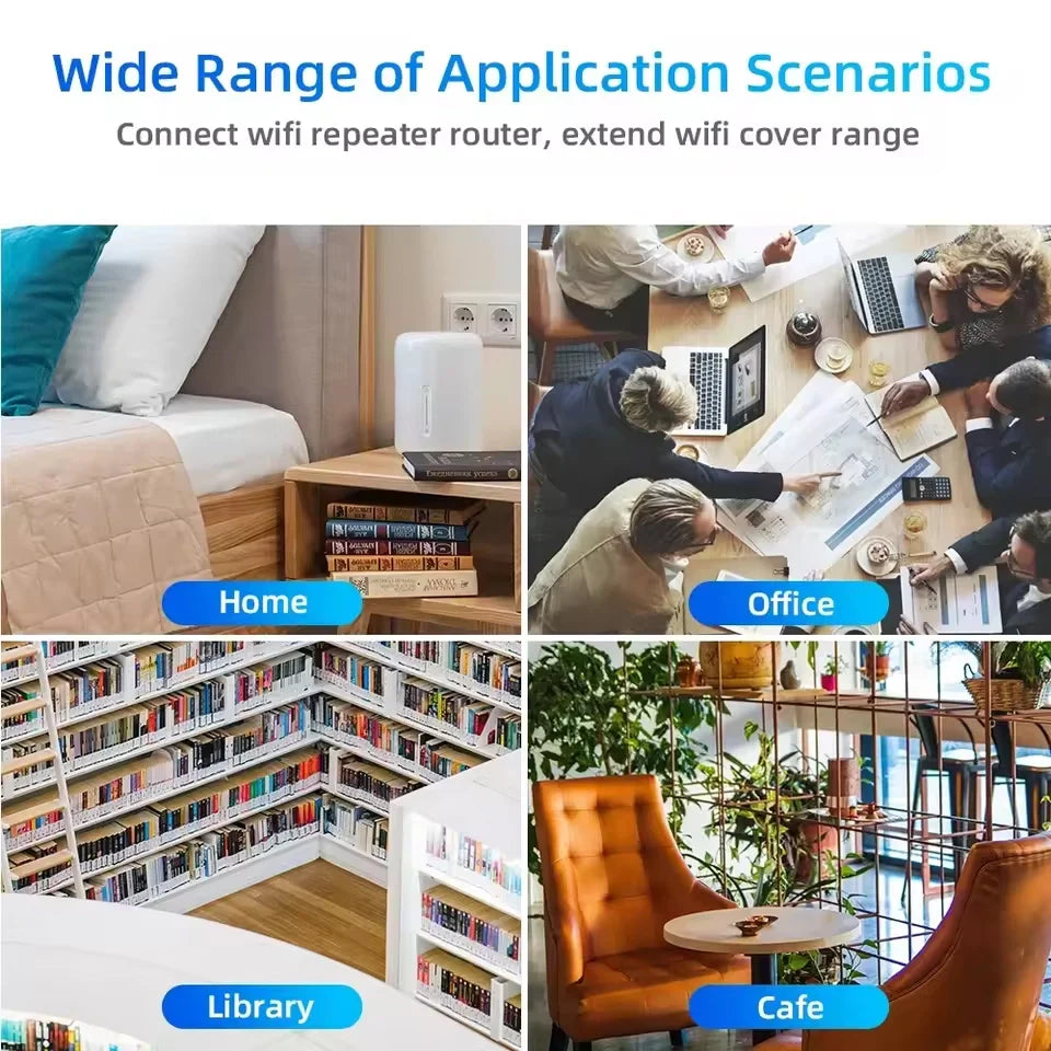 300Mbps WiFi Repeater | Best Long Range Extender with WPS & LAN Port