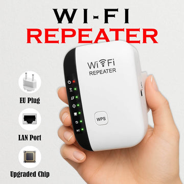 300Mbps WiFi Repeater | Best Long Range Extender with WPS & LAN Port