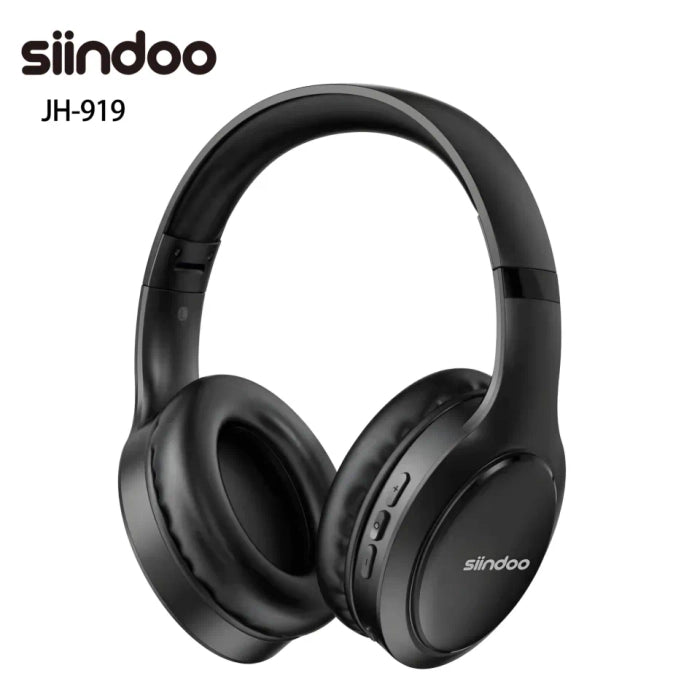 Siindoo JH-919 Wireless Bluetooth Headphones: Foldable, Stereo, Over-Ear Comfort