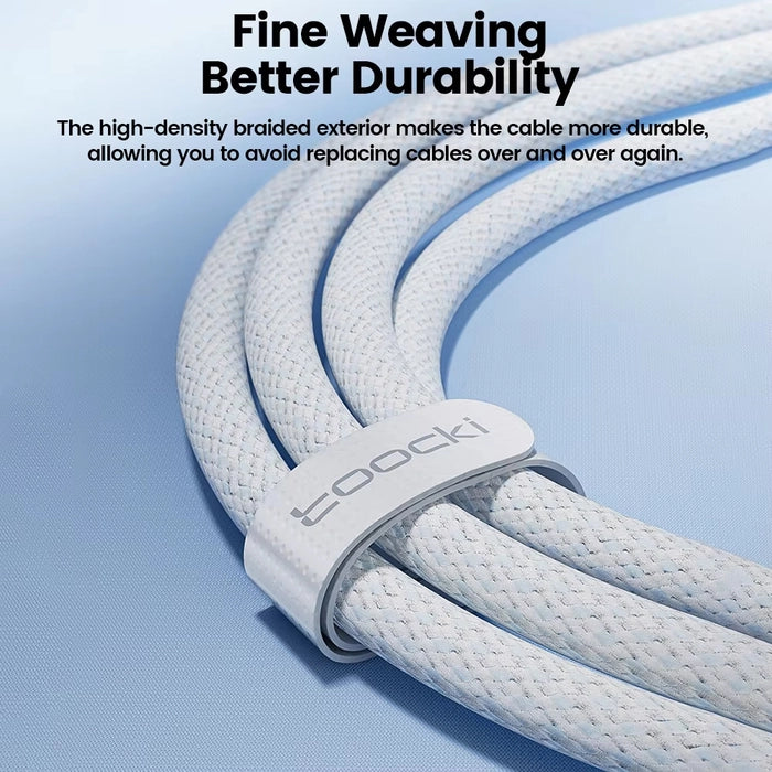 Toocki 100W USB-A to USB-C Fast Charging Data Cable for Xiaomi, Huawei, Realme