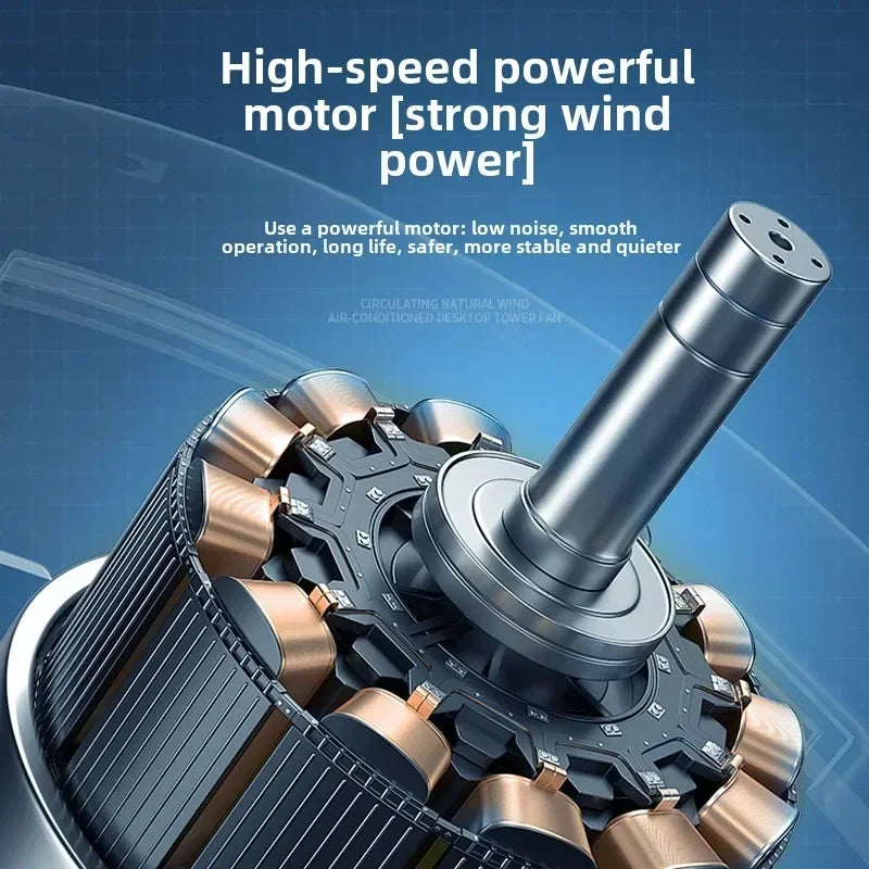 Compact 3-in-1 Portable AC Air Cooler Fan, Humidifier, LED Night Light